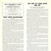 Our Children's Voice Vol. XI - Issue No. 1