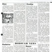 Our Children's Voice Vol. 2 - Issue No. 2 - New York City Chapter Newslette