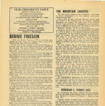 Our Children's Voice Vol. XX - Issue No. 2