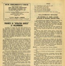 Our Children's Voice Vol. XXV - Issue No. 1