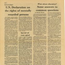 Our Children's Voice Vol. XXXIII - Issue No. 1