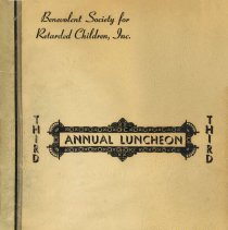 Benevolent Society for Retarded Children's 3rd Annual Luncheon Program