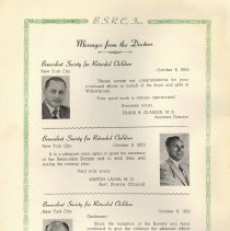 Benevolent Society For Retarded Children's 4th Annual Luncheon Program