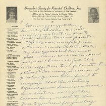 Services at Benevolent Society For Retarded Children