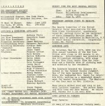 Willowbrook Chapter Newsletter