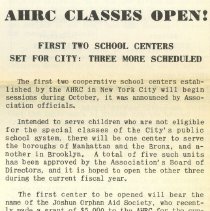 AHRC Classes Open!