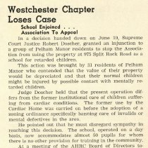 Westchester Chapter Loses Case