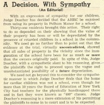 A Decision, With Sympathy