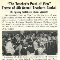 "The Teacher's Point of View"