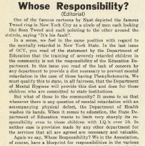 Who's Responsibility?