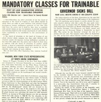 Madatory Classes for Trainable: Governor Signs Bill