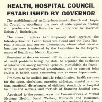 Health, Hospital Council Established by Governor