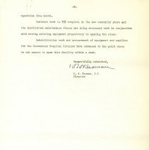 Report of the Activities of Willowbrook State School