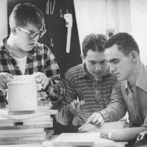 Young Men in Woodshop