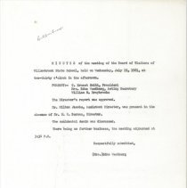 Board of Visitors Meeting Minutes