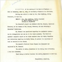 Board of Visitors Meeting Minutes