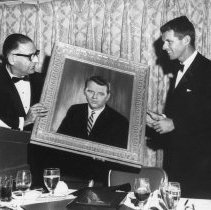 Bobby Kennedy Receives Portrait