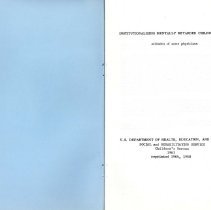 Institutionalizing Mentally Retarded Children… Attitudes of Some Physicians