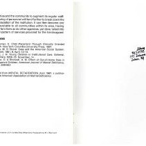 Institutions for the Retarded: Their Place in the Continuum of Services