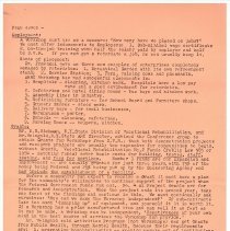 Training and Sheltered Workshop Project Planning