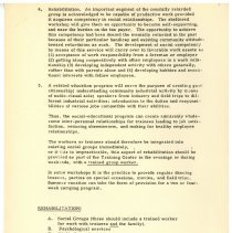 Vocational Training Center and Sheltered Workshop for Mentally Retarded Adu