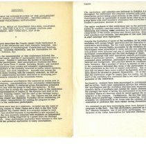 Fourth Annual Work Conference Report