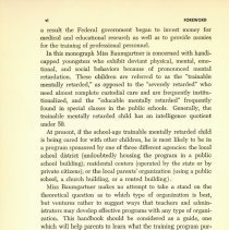 Helping the Trainable Mentally Retarded Child