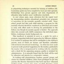 Helping the Trainable Mentally Retarded Child