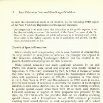 State Law and Education of Handicapped Children: Issues and Recommendations