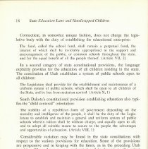 State Law and Education of Handicapped Children: Issues and Recommendations