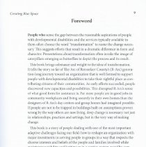 Creating Blue Space: Fostering Innovative Support Practices for People with