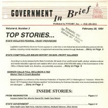 Government in Brief - Volume 6, Number 2