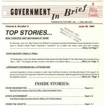 Government in Brief - Volume 6, Number 6