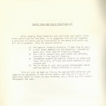 A Guide to Special Olympics Promotions, Public Relations and Fundraising