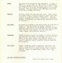 A Guide to Special Olympics Promotions, Public Relations and Fundraising