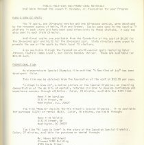 A Guide to Special Olympics Promotions, Public Relations and Fundraising