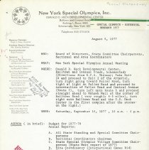 New York Special Olympics Annual Meeting