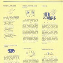 International Special Olympics Pamphlet