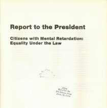 Report to the President