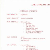 Special Olympics Program