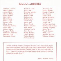 Special Olympics Program