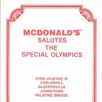 Special Olympics Program