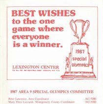 Special Olympics Program