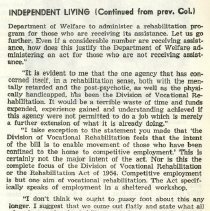 Who Should Administer Independent Living Services?