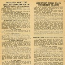 Delegates Adopt the Legislative Program for 1967