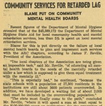 Community Services for Retarded Lag