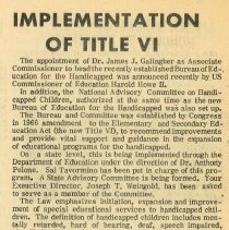 Implementation of Title VI