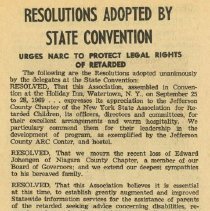 Resolutions Adapted by State Convention