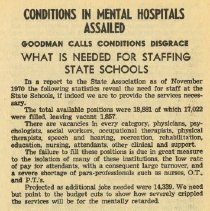 Conditions in Mental Hospitals Assailed