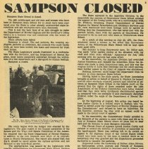 Sampson Closes